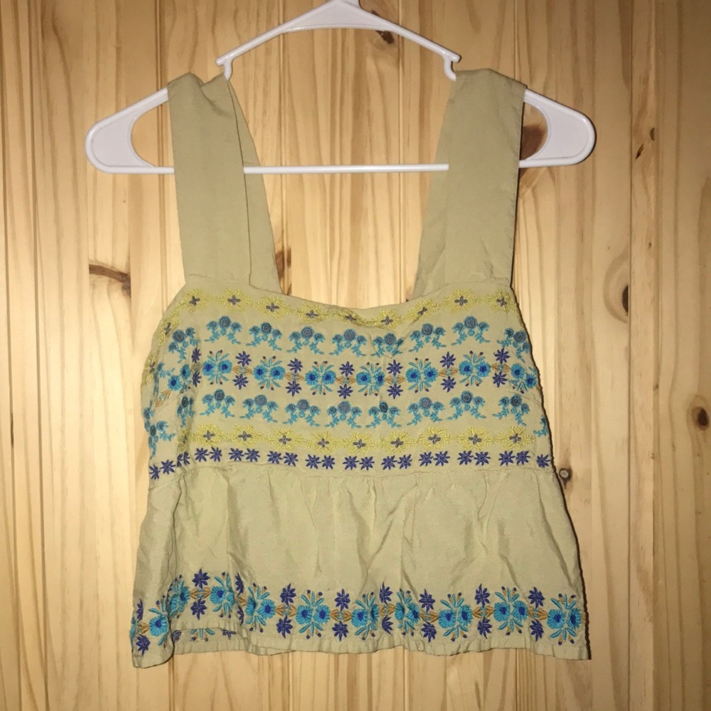 Natural Life Embroidered Tank Top